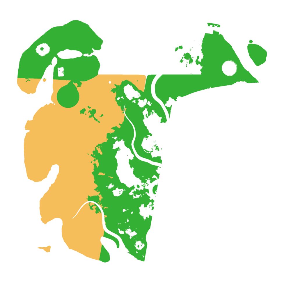 Biome Rust Map: Procedural Map, Size: 3500, Seed: 1798176418