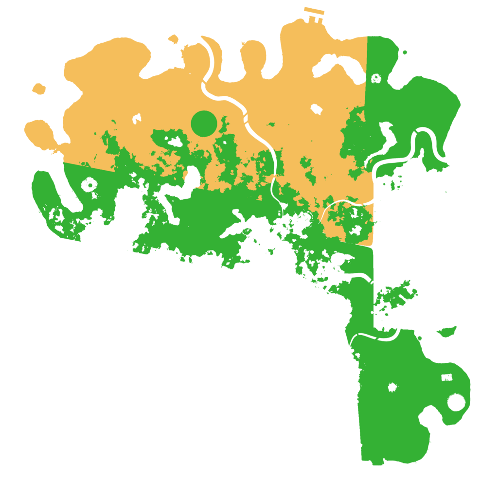 Biome Rust Map: Procedural Map, Size: 5000, Seed: 2062096331