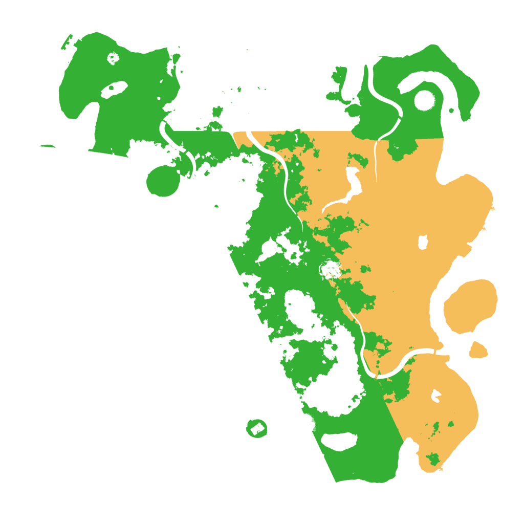 Biome Rust Map: Procedural Map, Size: 4500, Seed: 1597700340