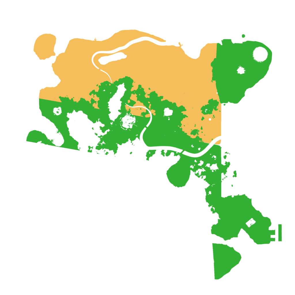 Biome Rust Map: Procedural Map, Size: 3500, Seed: 818965895