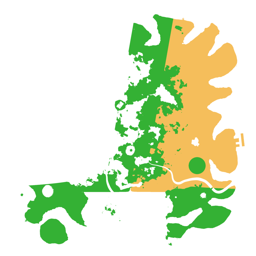 Biome Rust Map: Procedural Map, Size: 4000, Seed: 756154667