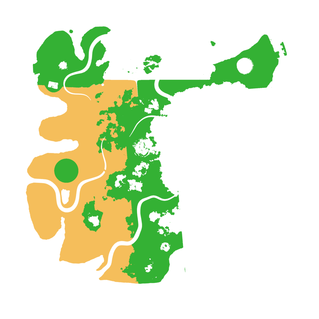 Biome Rust Map: Procedural Map, Size: 3500, Seed: 2052491201