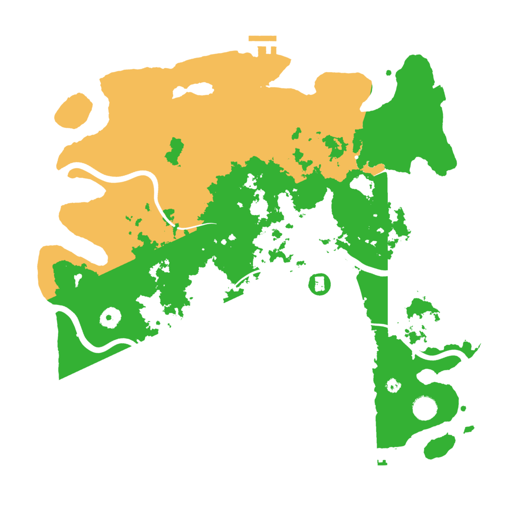 Biome Rust Map: Procedural Map, Size: 3750, Seed: 267106152