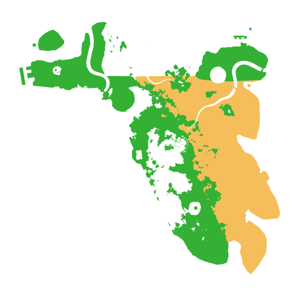 Biome Rust Map: Procedural Map, Size: 3500, Seed: 1701384765