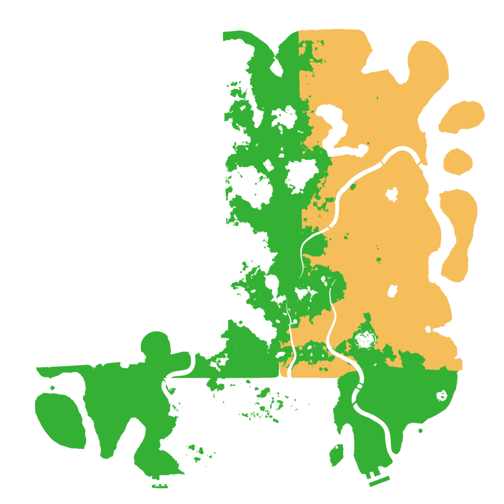 Biome Rust Map: Procedural Map, Size: 4800, Seed: 1093265651