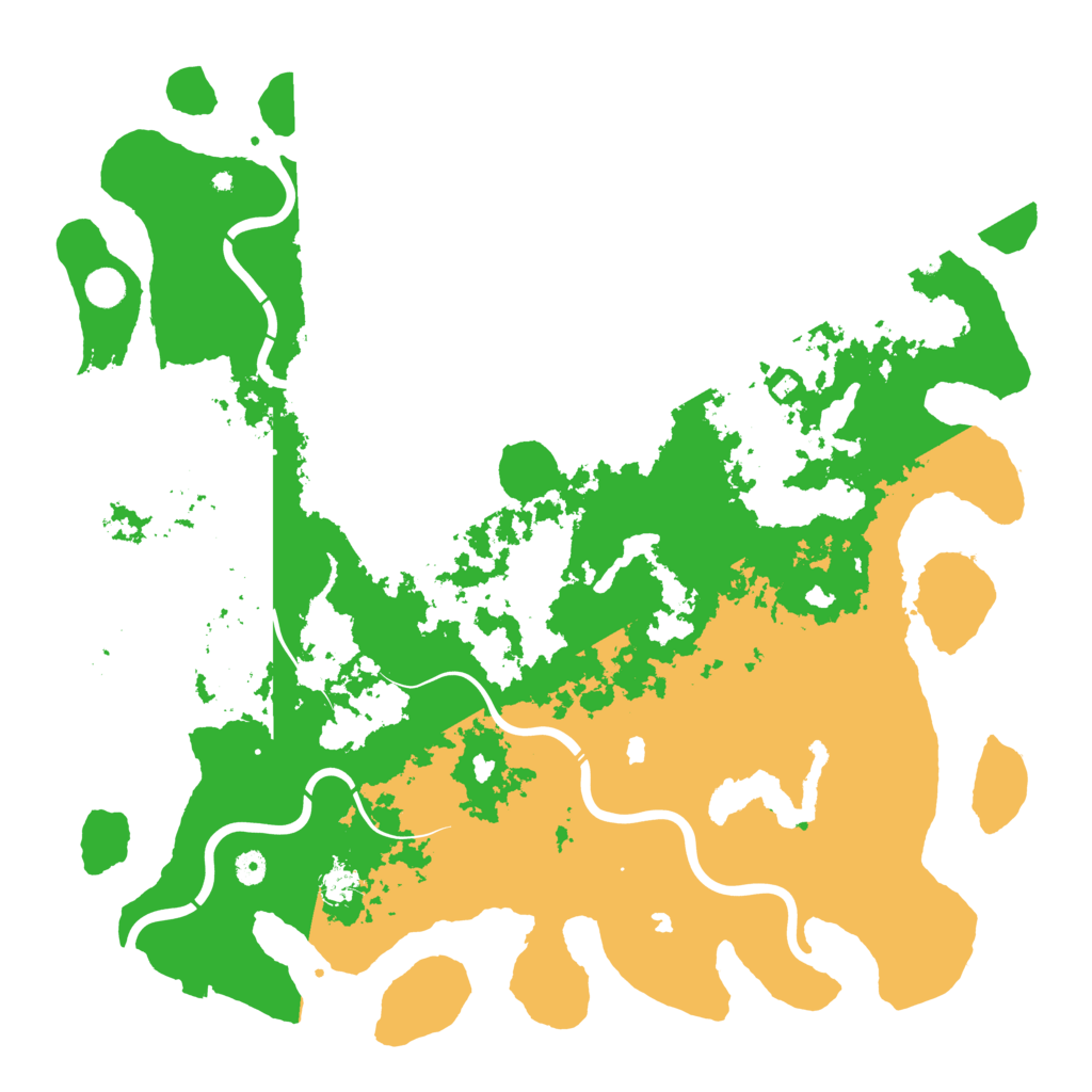 Biome Rust Map: Procedural Map, Size: 5000, Seed: 51688688
