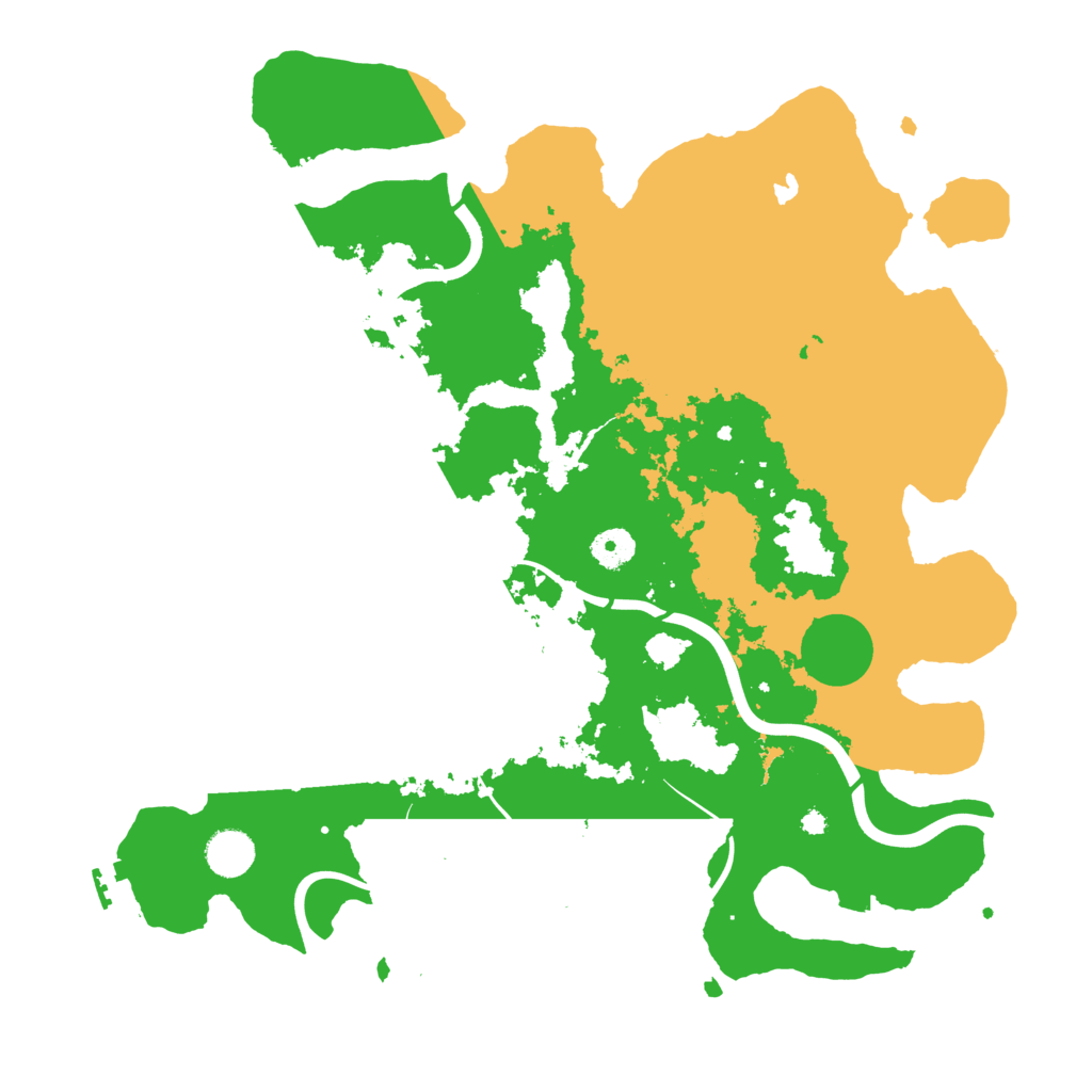 Biome Rust Map: Procedural Map, Size: 4000, Seed: 1372533925