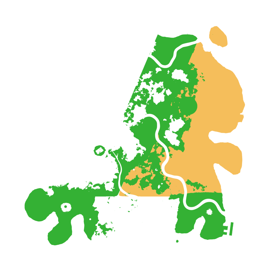 Biome Rust Map: Procedural Map, Size: 3998, Seed: 975989578