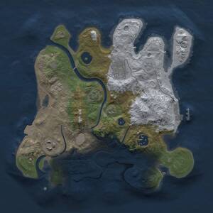Thumbnail Rust Map: Procedural Map, Size: 2800, Seed: 766647090, 10 Monuments