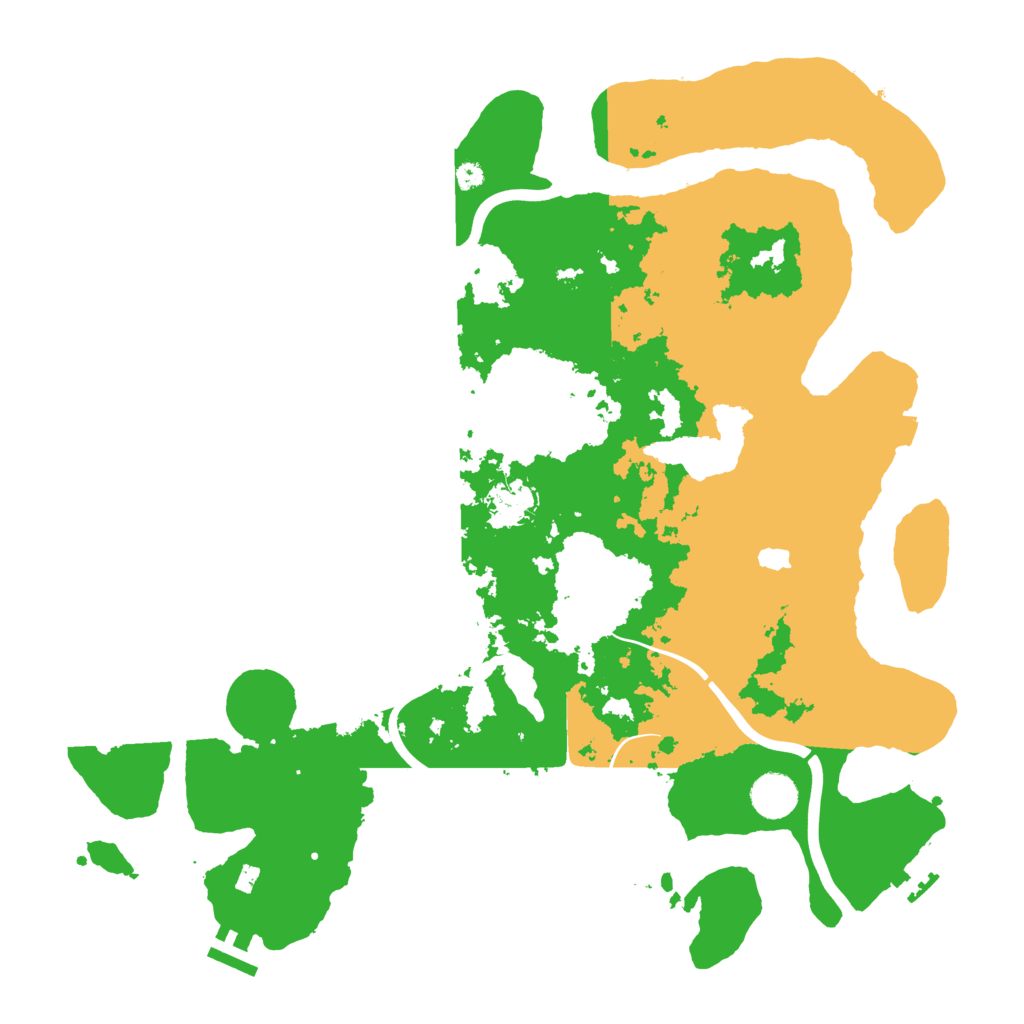 Biome Rust Map: Procedural Map, Size: 4000, Seed: 20260507