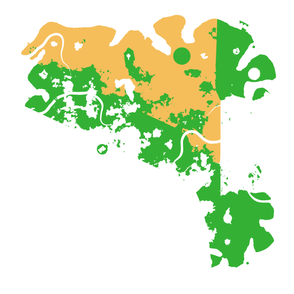 Biome Rust Map: Procedural Map, Size: 4500, Seed: 1323780287