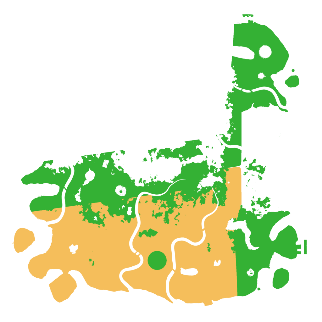 Biome Rust Map: Procedural Map, Size: 4500, Seed: 1108605164