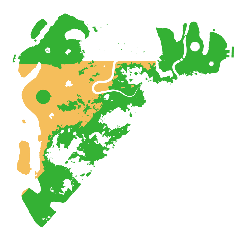 Biome Rust Map: Procedural Map, Size: 4500, Seed: 354719556