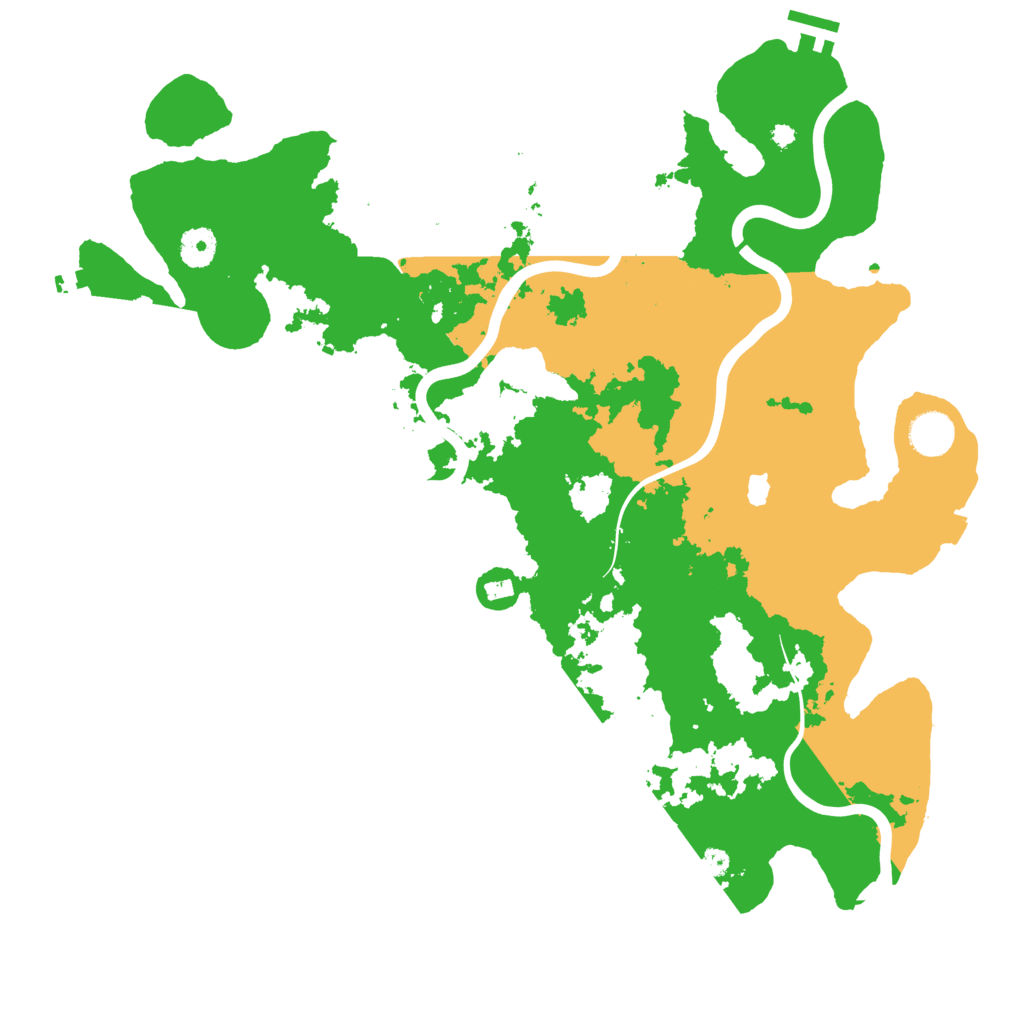 Biome Rust Map: Procedural Map, Size: 4000, Seed: 1051787232