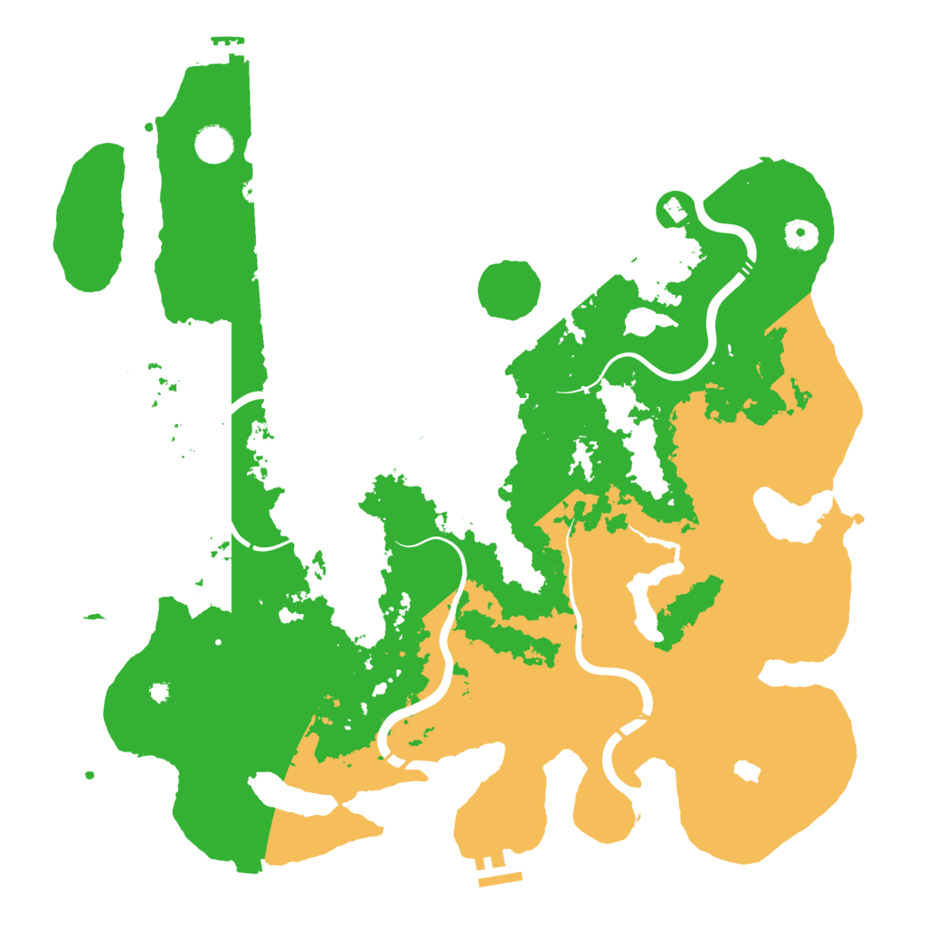 Biome Rust Map: Procedural Map, Size: 4250, Seed: 2006184605