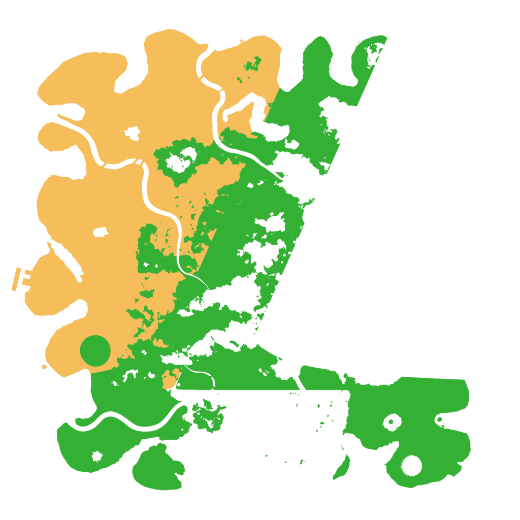 Biome Rust Map: Procedural Map, Size: 4500, Seed: 2129308312