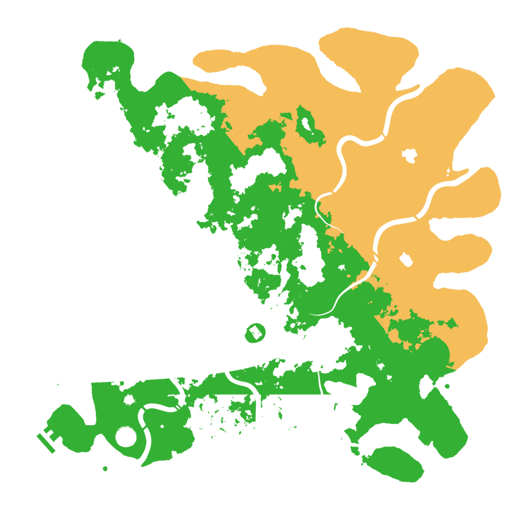 Biome Rust Map: Procedural Map, Size: 4500, Seed: 1558545589