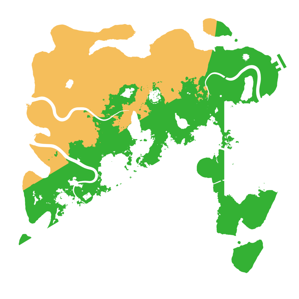 Biome Rust Map: Procedural Map, Size: 4000, Seed: 1195170795