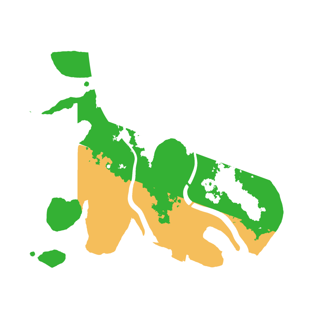 Biome Rust Map: Procedural Map, Size: 2500, Seed: 31265487