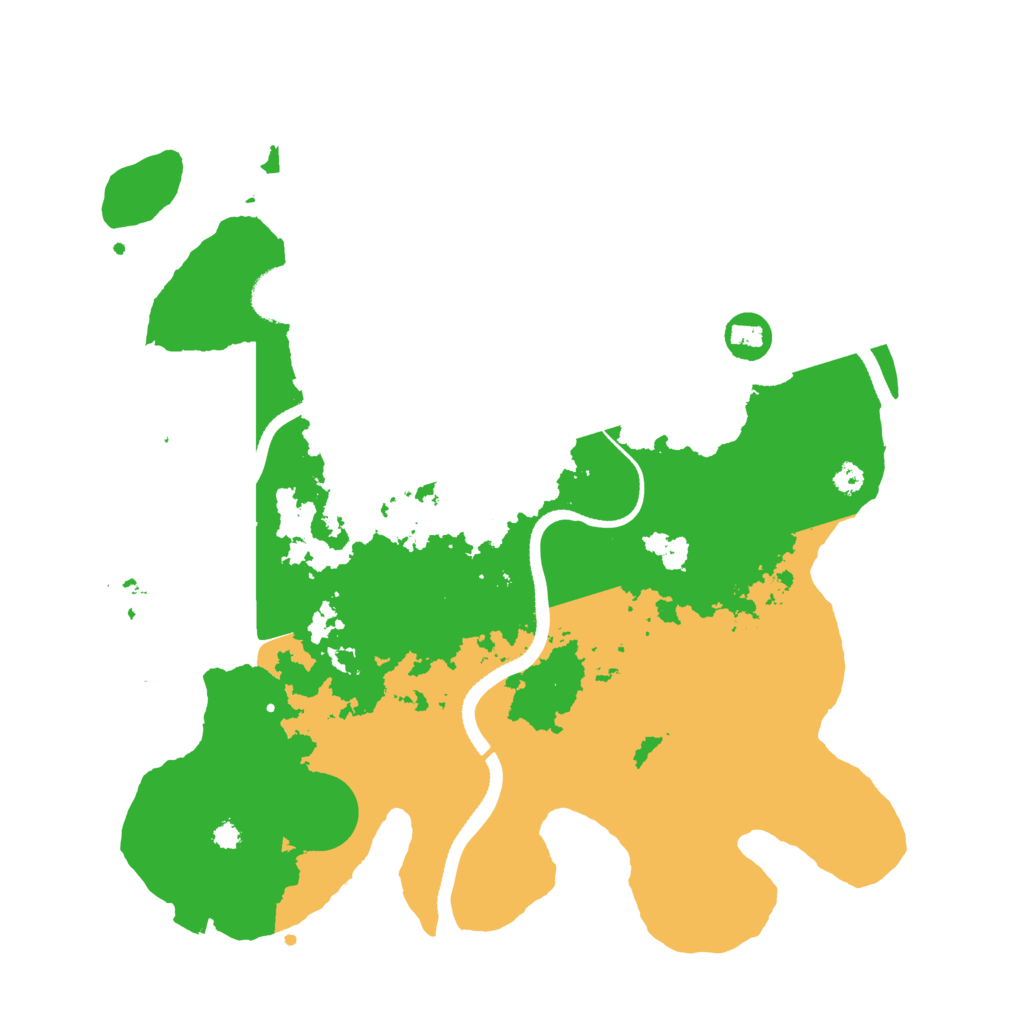 Biome Rust Map: Procedural Map, Size: 3500, Seed: 804811691