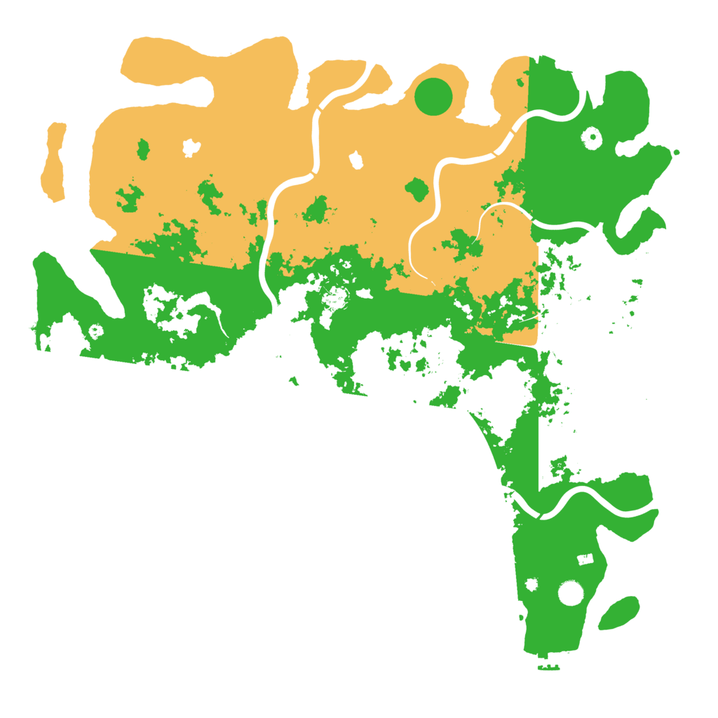 Biome Rust Map: Procedural Map, Size: 5000, Seed: 814248323