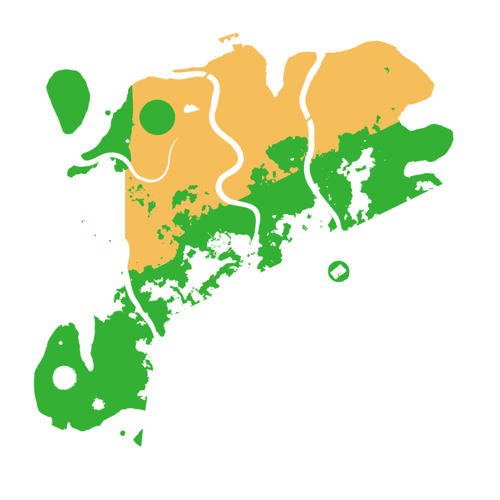 Biome Rust Map: Procedural Map, Size: 3750, Seed: 174471456