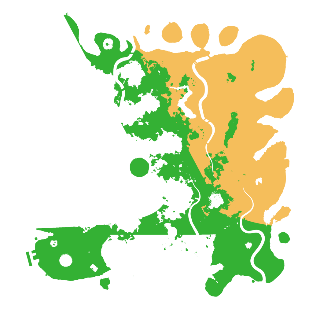 Biome Rust Map: Procedural Map, Size: 4350, Seed: 1655724462