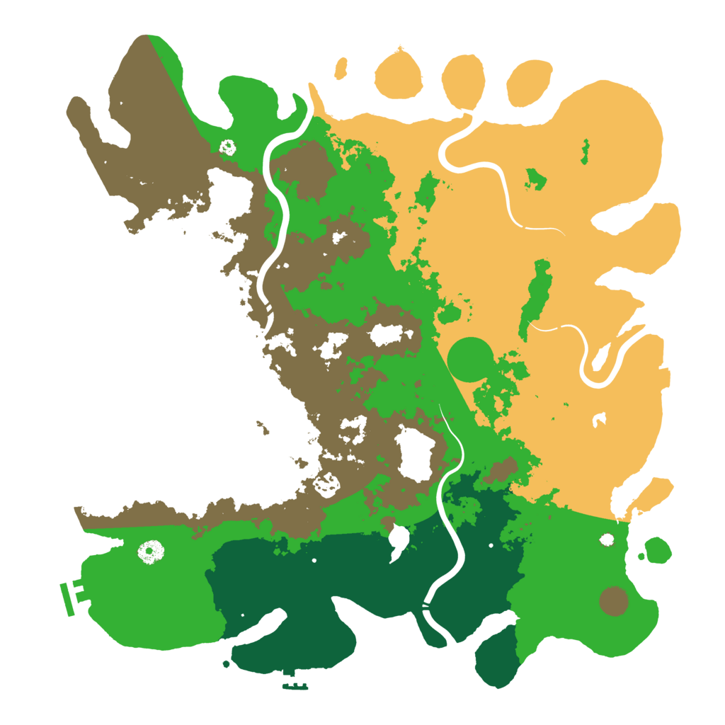 Biome Rust Map: Procedural Map, Size: 4350, Seed: 1655724462