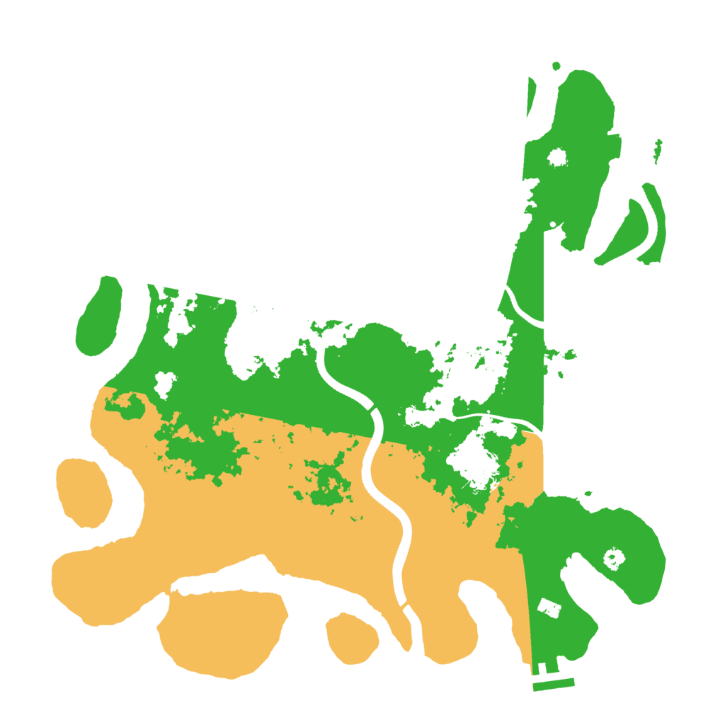 Biome Rust Map: Procedural Map, Size: 3500, Seed: 996963073