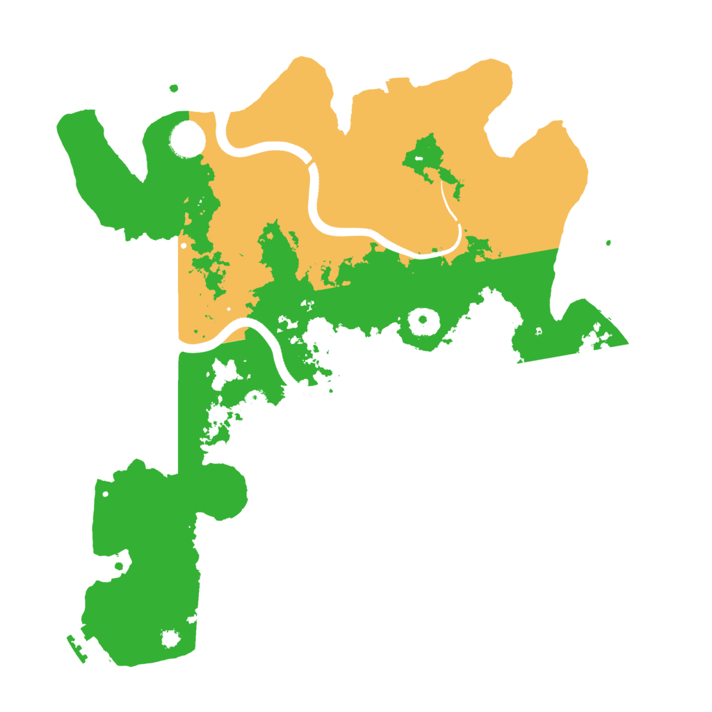 Biome Rust Map: Procedural Map, Size: 3500, Seed: 430603652