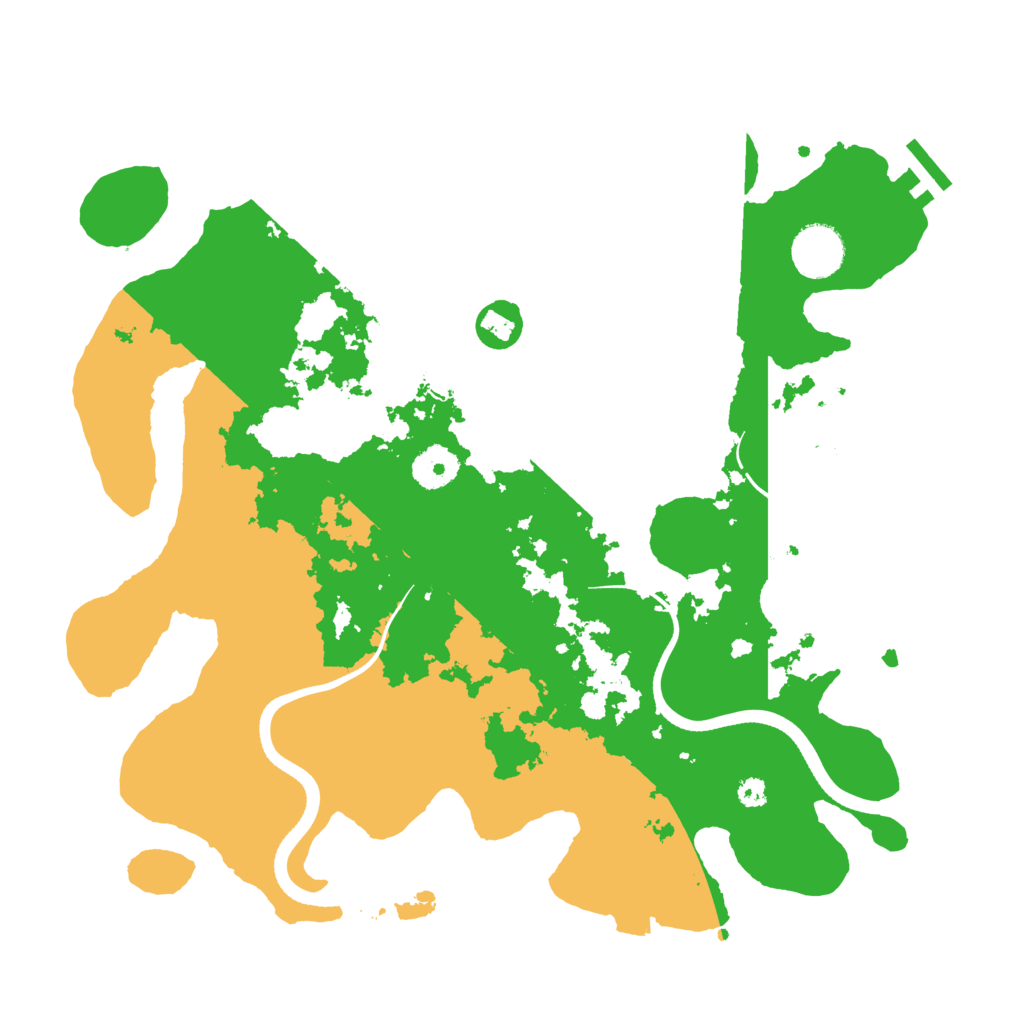 Biome Rust Map: Procedural Map, Size: 3500, Seed: 2057964981