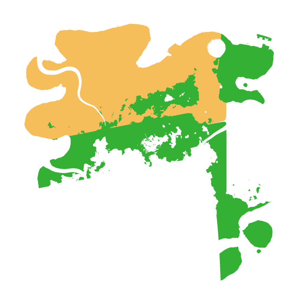 Biome Rust Map: Procedural Map, Size: 3000, Seed: 1050677985