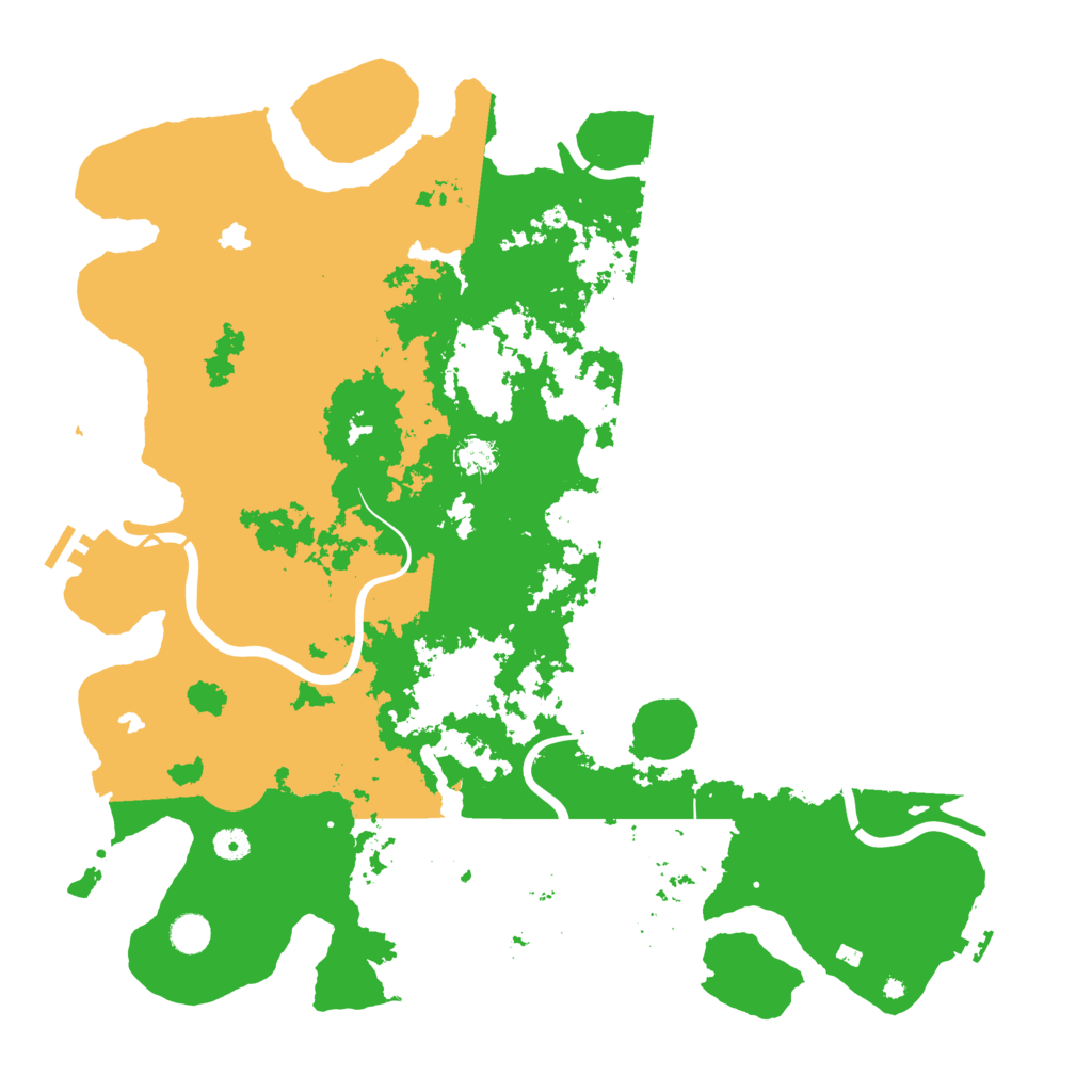Biome Rust Map: Procedural Map, Size: 4750, Seed: 379354097