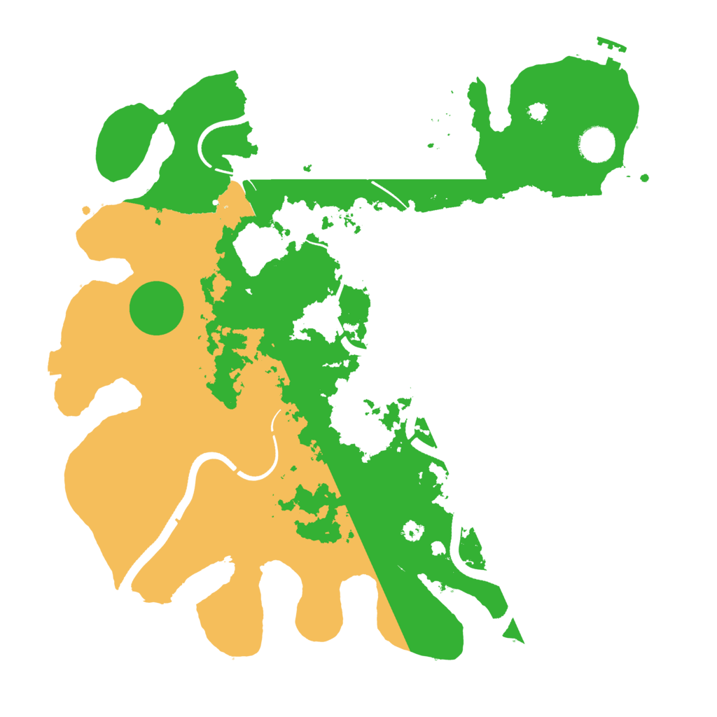 Biome Rust Map: Procedural Map, Size: 3500, Seed: 1845762705