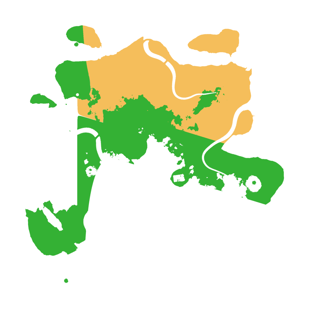 Biome Rust Map: Procedural Map, Size: 3000, Seed: 1239576230