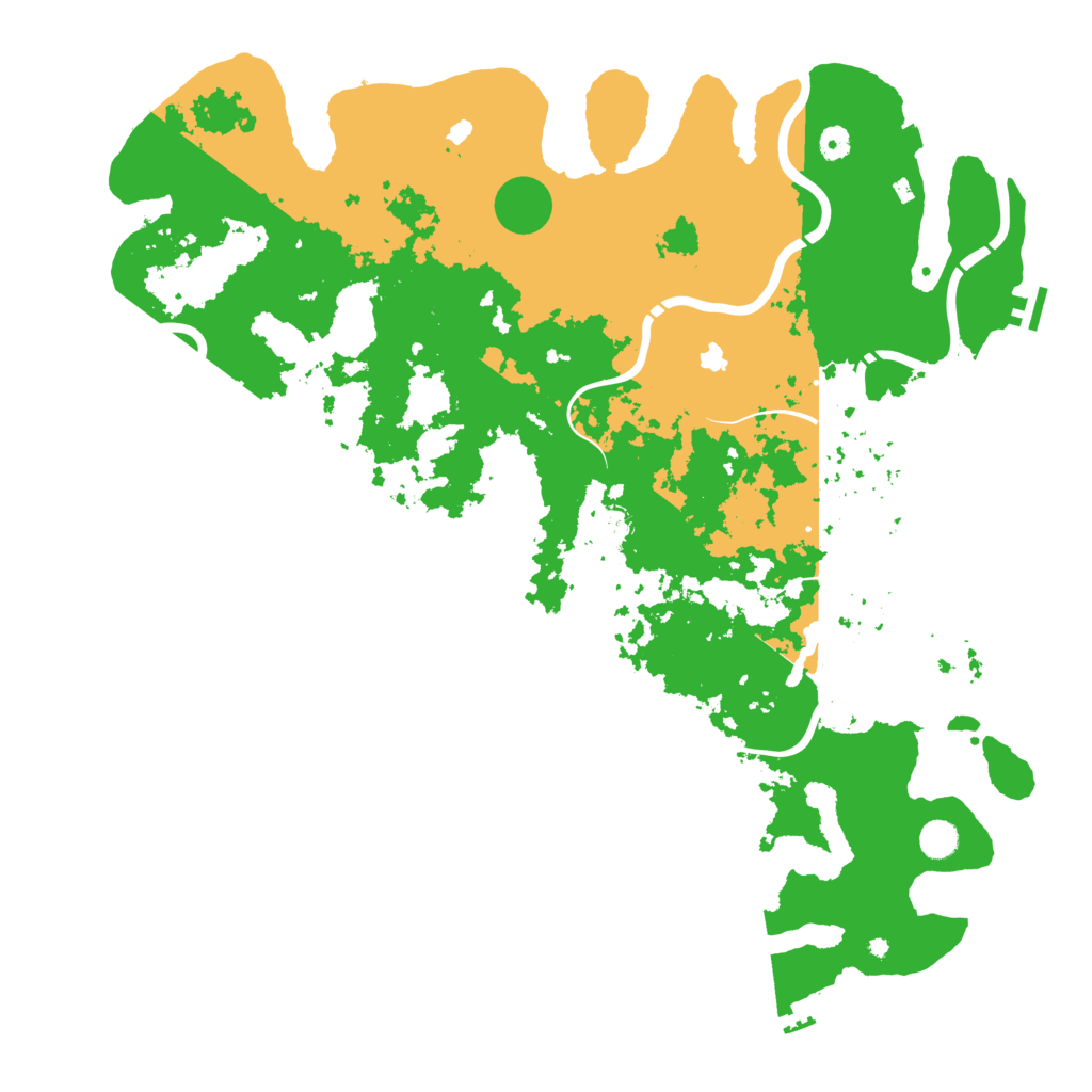 Biome Rust Map: Procedural Map, Size: 5000, Seed: 355696270
