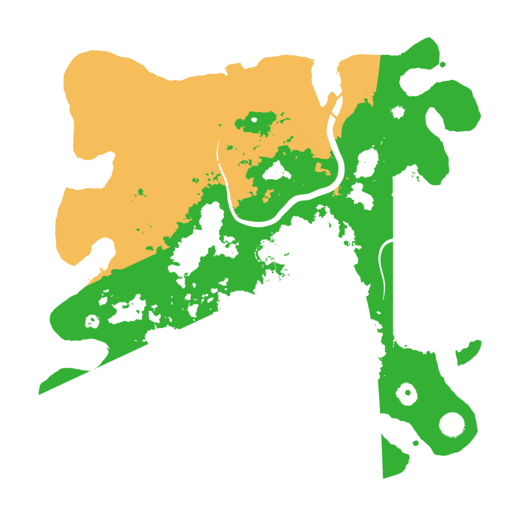 Biome Rust Map: Procedural Map, Size: 3700, Seed: 180848686
