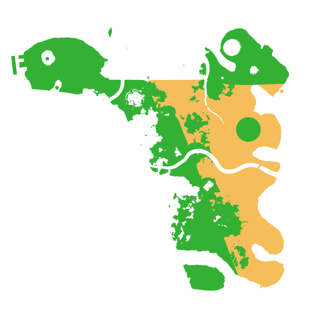 Biome Rust Map: Procedural Map, Size: 3432, Seed: 12315