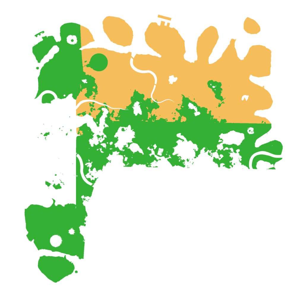 Biome Rust Map: Procedural Map, Size: 4500, Seed: 519560595