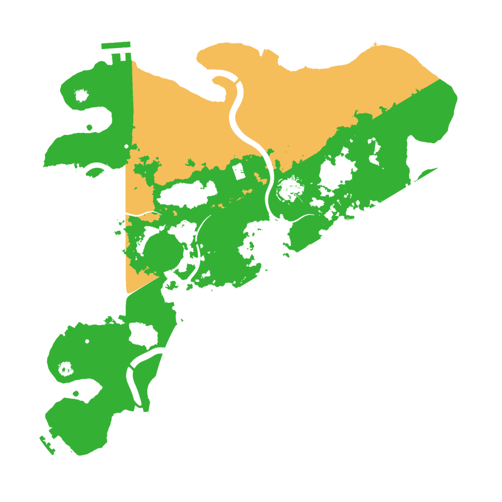 Biome Rust Map: Procedural Map, Size: 3500, Seed: 1583774099