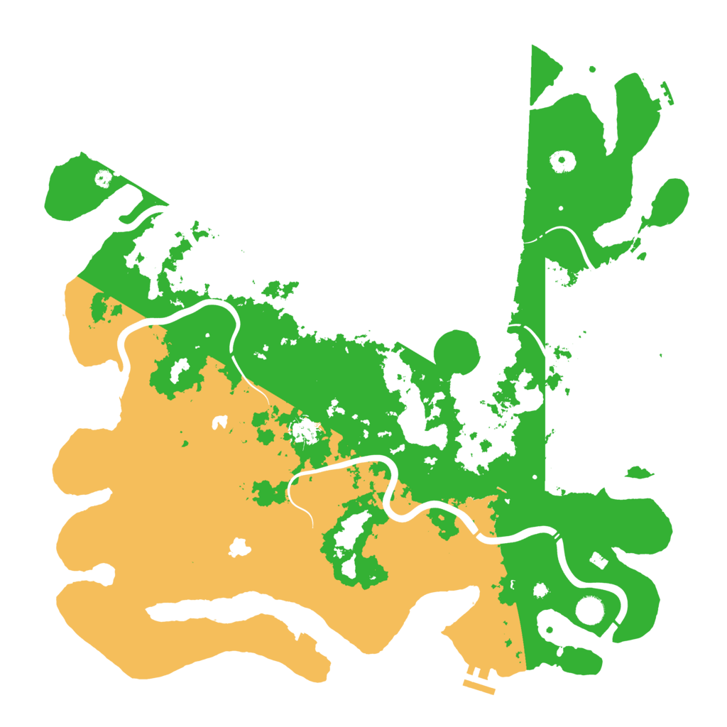 Biome Rust Map: Procedural Map, Size: 4500, Seed: 462823236