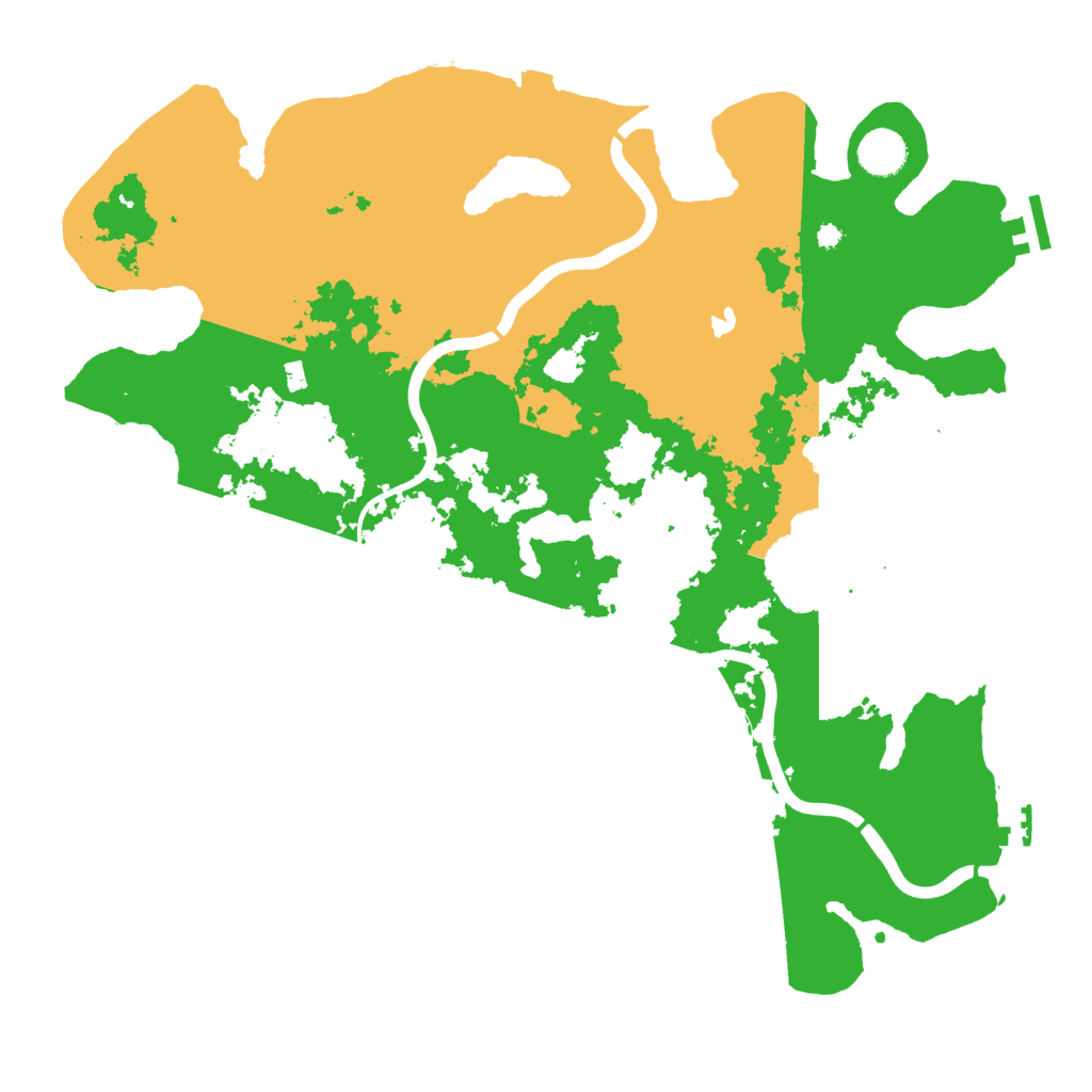 Biome Rust Map: Procedural Map, Size: 4000, Seed: 1329850613