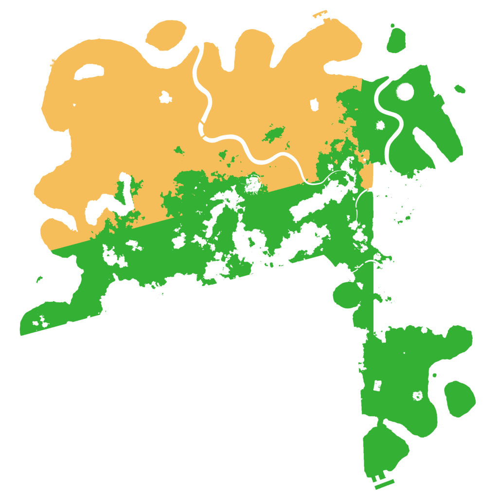 Biome Rust Map: Procedural Map, Size: 5000, Seed: 1015528729