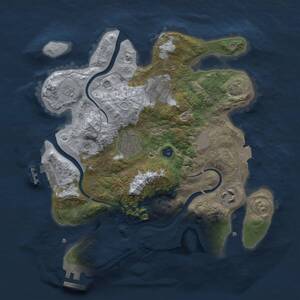 Thumbnail Rust Map: Procedural Map, Size: 2800, Seed: 395517520, 10 Monuments