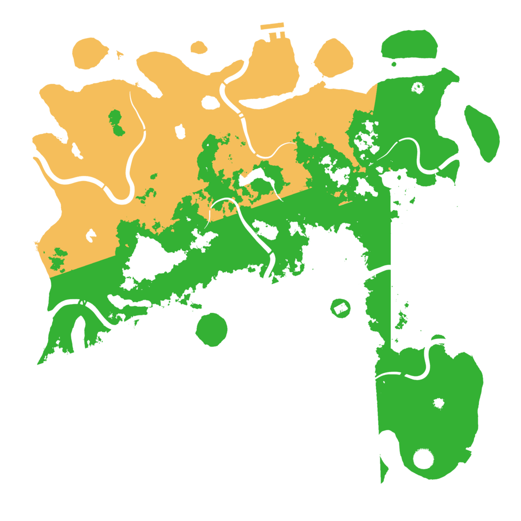 Biome Rust Map: Procedural Map, Size: 4500, Seed: 331133231