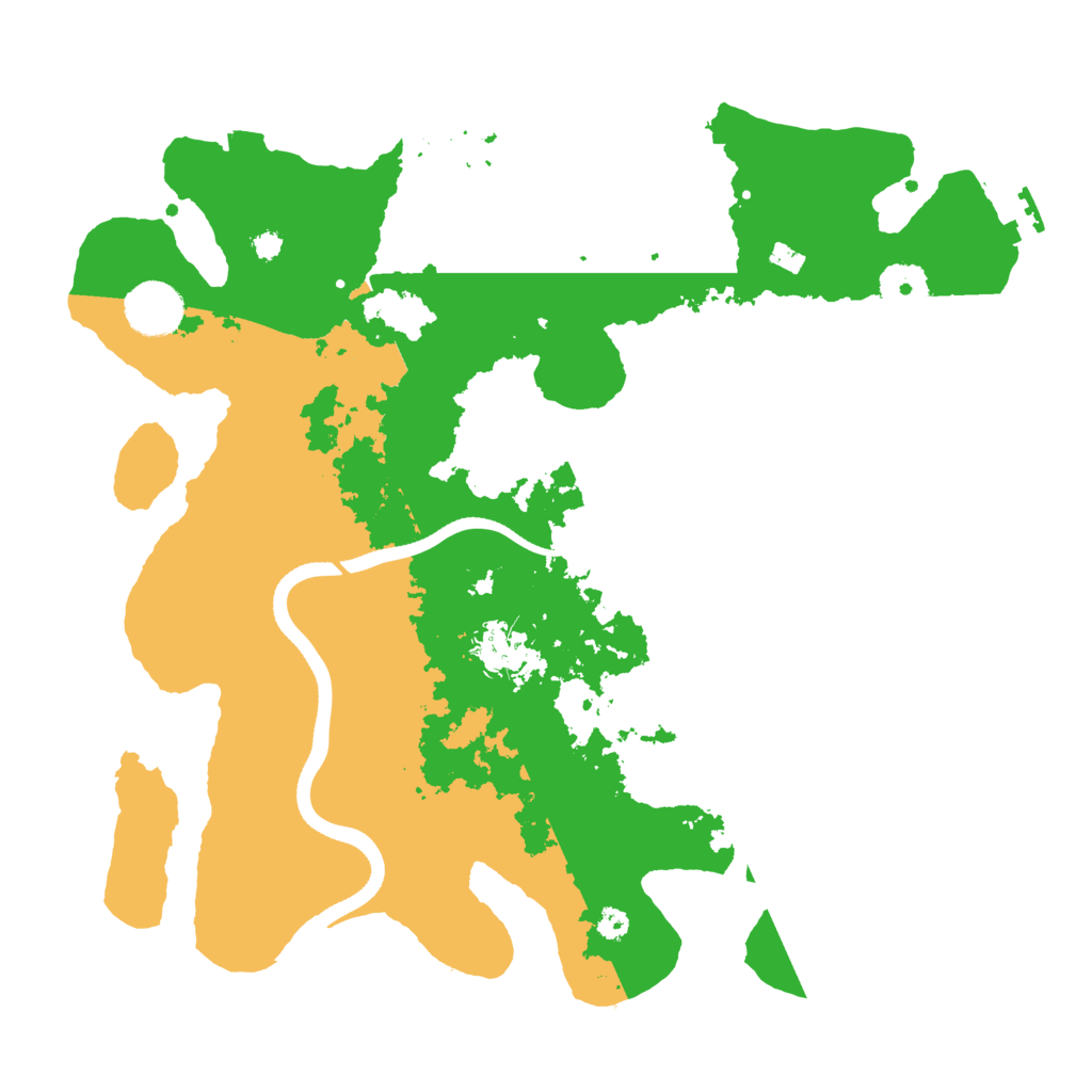 Biome Rust Map: Procedural Map, Size: 3500, Seed: 540495681