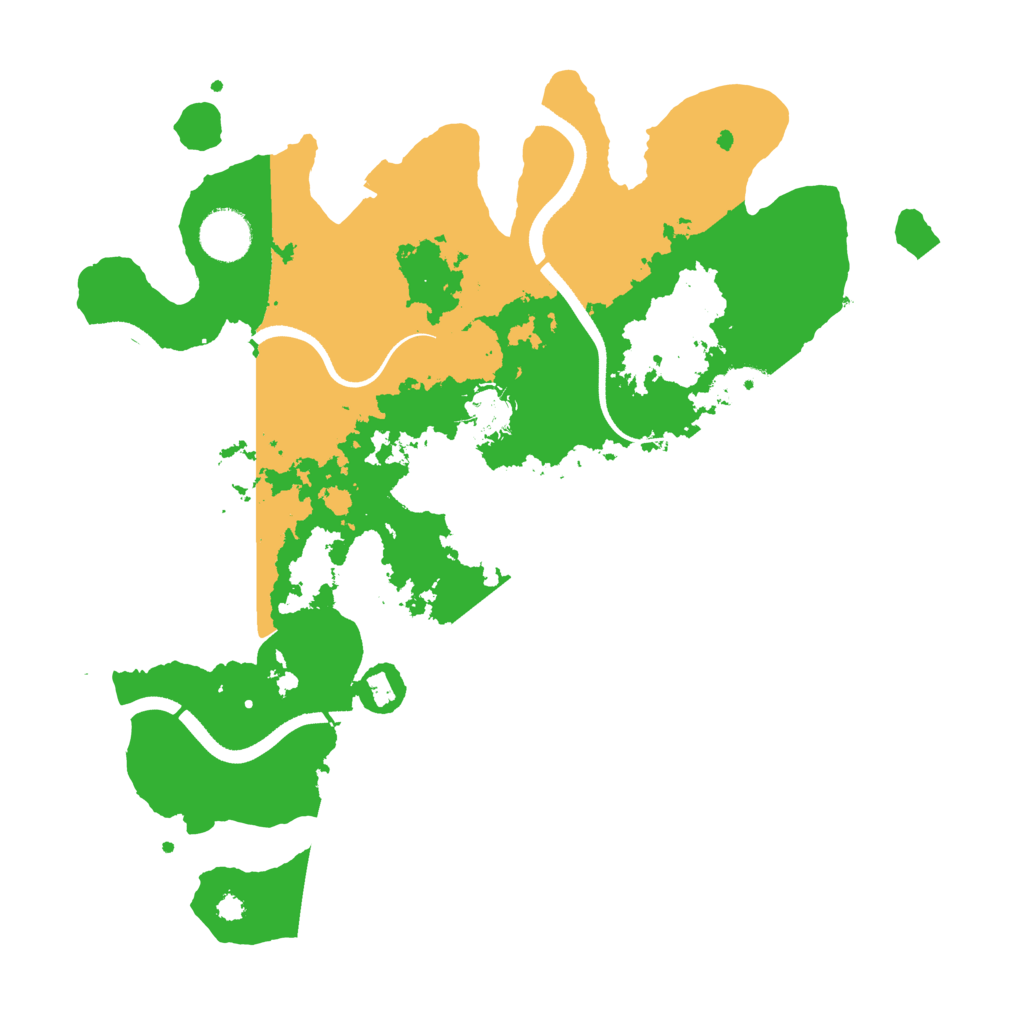 Biome Rust Map: Procedural Map, Size: 3500, Seed: 1498635157
