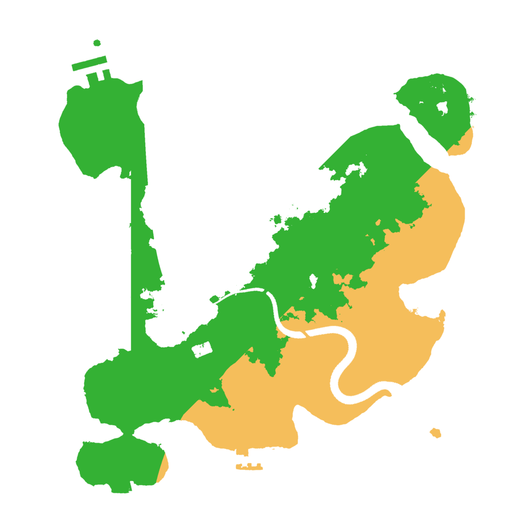 Biome Rust Map: Procedural Map, Size: 3000, Seed: 1000262675