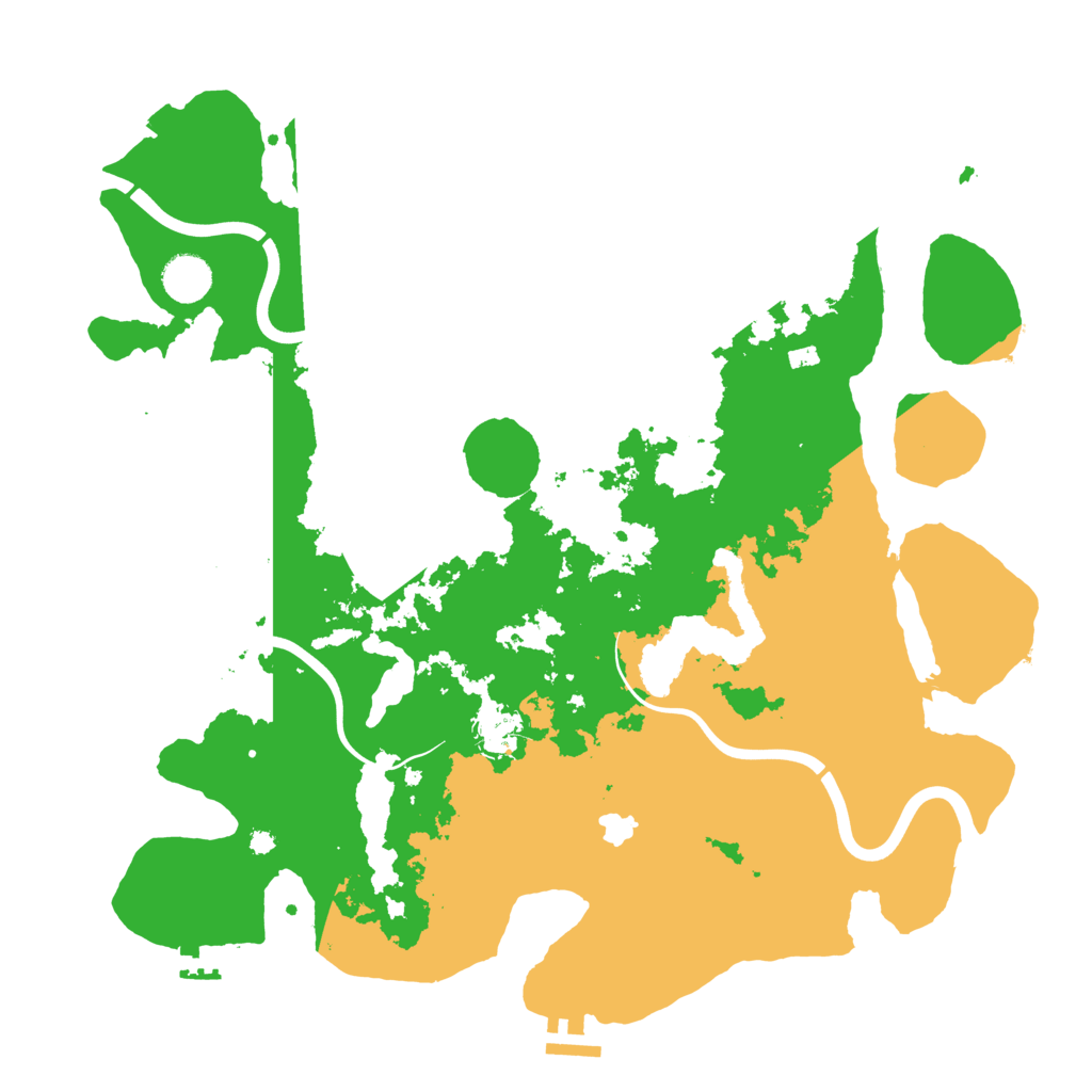Biome Rust Map: Procedural Map, Size: 4000, Seed: 1751276723