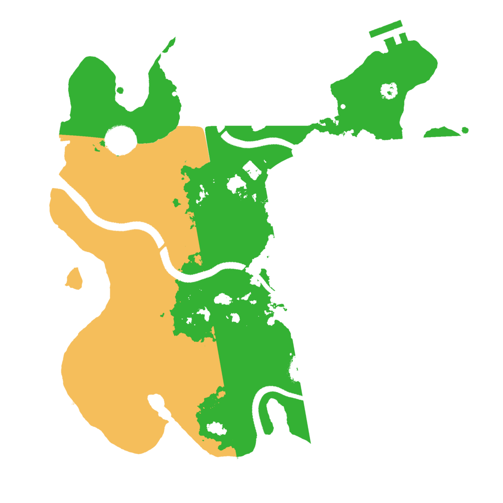 Biome Rust Map: Procedural Map, Size: 3000, Seed: 506859058